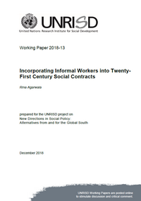 Incorporating Informal Workers into Twenty-First Century Social Contracts